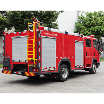 Sinotruk κόκκινο χρώμα φορτηγών προσβολής του πυρός Howo μικρό για τη πυροσβεστική αντλία