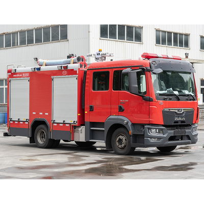Μικρός κατασκευαστής της Κίνας πυροσβεστικών οχημάτων αφρού ΑΤΟΜΩΝ κόκκινου χρώματος