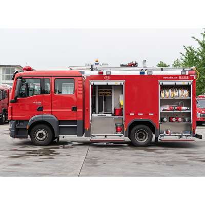 Μικρός κατασκευαστής της Κίνας πυροσβεστικών οχημάτων αφρού ΑΤΟΜΩΝ κόκκινου χρώματος