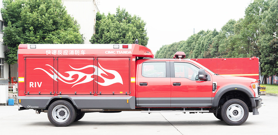 Φόρντ 550 Ταχεία Ενεργειακή Μηχανή Ρίβ Διάσωση Πυροσβεστικό Φορτηγό Εξειδικευμένος κατασκευαστής Κίνας