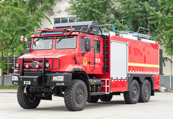 FAW Jiefang εξοπλισμός για όλα τα εδάφη Πυροσβεστικό φορτηγό Εξειδικευμένο όχημα Εργοστάσιο της Κίνας