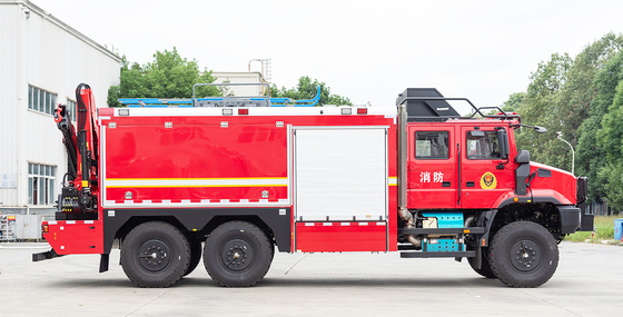 FAW Jiefang All Terrain Rescue Πυροσβεστικό φορτηγό Εξειδικευμένο όχημα Κίνα Εργοστάσιο
