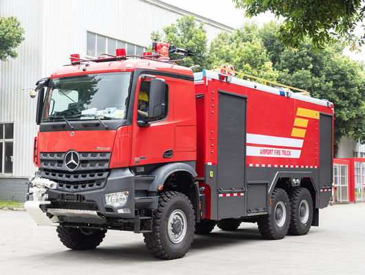 Benz 6x6 ARFF Αεροδρόμιο Πυροσβεστικό Φορτηγό Εξειδικευμένο Φορτηγό Τιμή Αεροδρόμιο Ατυχήματα Διαγωνισμός Κίνα Εργοστάσιο