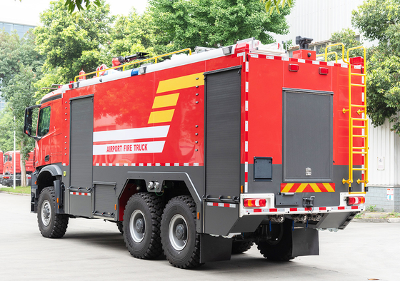 Benz 6x6 ARFF Αεροδρόμιο Πυροσβεστικό Φορτηγό Εξειδικευμένο Φορτηγό Τιμή Αεροδρόμιο Ατυχήματα Διαγωνισμός Κίνα Εργοστάσιο