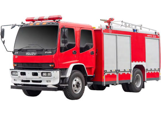 ISUZU 5000L Πυροσβεστικό φορτηγό με σφουγγαρισμένο αέρα Εξειδικευμένο όχημα Εταιρεία Κίνας
