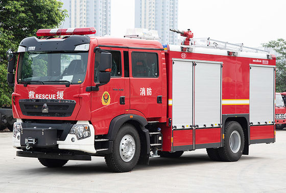 Sinotruk HOWO 6T CAFS Υδροφουσκωτή δεξαμενή Πυροσβεστική μηχανή Εξειδικευμένη τιμή οχήματος Κίνα κατασκευαστής