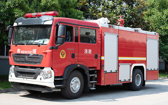 Sinotruk HOWO 8t Υδροφούσκας Πυροσβεστικό φορτηγό Ειδικό όχημα Κίνα Κατασκευαστής