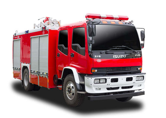 ISUZU 5000L Πυροσβεστικό φορτηγό με σφουγγαρισμένο αέρα Εξειδικευμένο όχημα Εταιρεία Κίνας