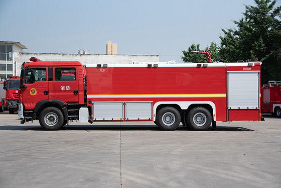 Sinotruk HOWO 18T Υδροφουσκωτή δεξαμενή Πυροσβεστικό φορτηγό Πυροσβεστική μηχανή Καλής ποιότητας Κίνα Εργοστάσιο