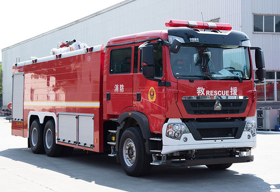Sinotruk HOWO 18T Υδροφουσκωτή δεξαμενή Πυροσβεστικό φορτηγό Πυροσβεστική μηχανή Καλής ποιότητας Κίνα Εργοστάσιο