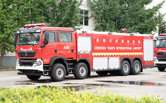 SINOTRUK HOWO 18T Υδροφούσκας CAFS Πυροσβεστικό φορτηγό τιμή Εξειδικευμένο όχημα Κίνα εργοστάσιο