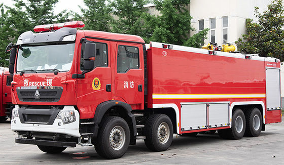 Sinotruk HOWO 21T Υδροφουσκωτή δεξαμενή Πυροσβεστικό φορτηγό Καλή τιμή