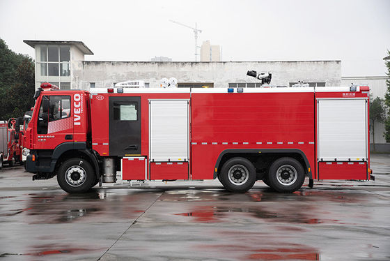 Saic-IVECO βιομηχανικό πυροσβεστικό όχημα βυτιοφόρων νερού με τη διπλή καμπίνα υπόλοιπου κόσμου