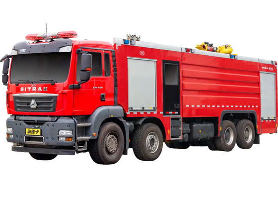 Βαρέων καθηκόντων πυροσβεστικό όχημα δεξαμενών νερού καμπινών 39200Kgs 18000L διπλό