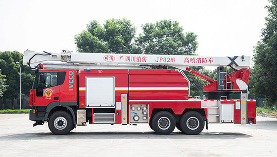 εναέριο πυροσβεστικό όχημα πύργων αφρού saic-IVECO 32m με το νερό &amp; τον αφρό 6000L