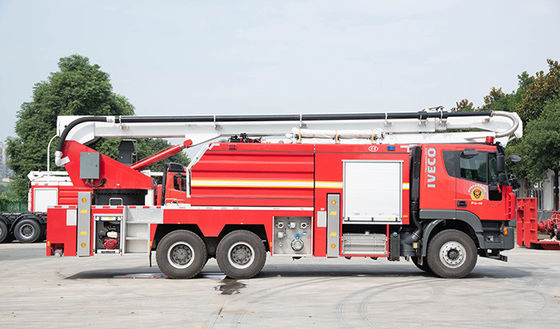 εναέριο πυροσβεστικό όχημα πύργων αφρού saic-IVECO 32m με το νερό &amp; τον αφρό 6000L
