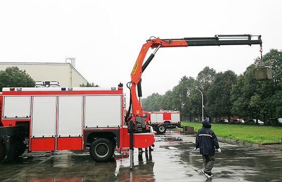 Ειδικό πυροσβεστικό όχημα διάσωσης ΑΤΟΜΩΝ της Γερμανίας με το βαρούλκο &amp; το γερανό &amp; τη γεννήτρια