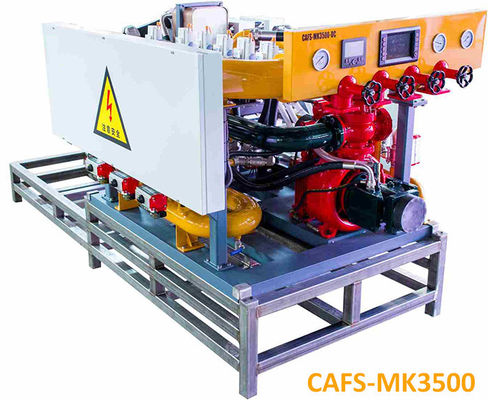 Πυροσβυστικά σύστημα αφρού συμπιεσμένου αέρα και τα CAF για τα πυροσβεστικά οχήματα