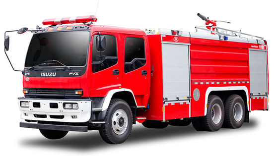 Τρυφερό βιομηχανικό πυροσβεστικό όχημα νερού ISUZU με τη δεξαμενή νερού 10000L